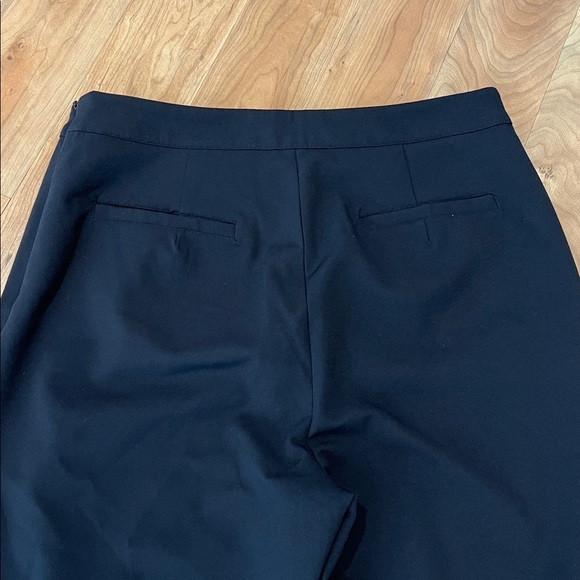 Like NEW! Frances Valentine black side zip ankle length tapered black pants - Picture 8 of 12
